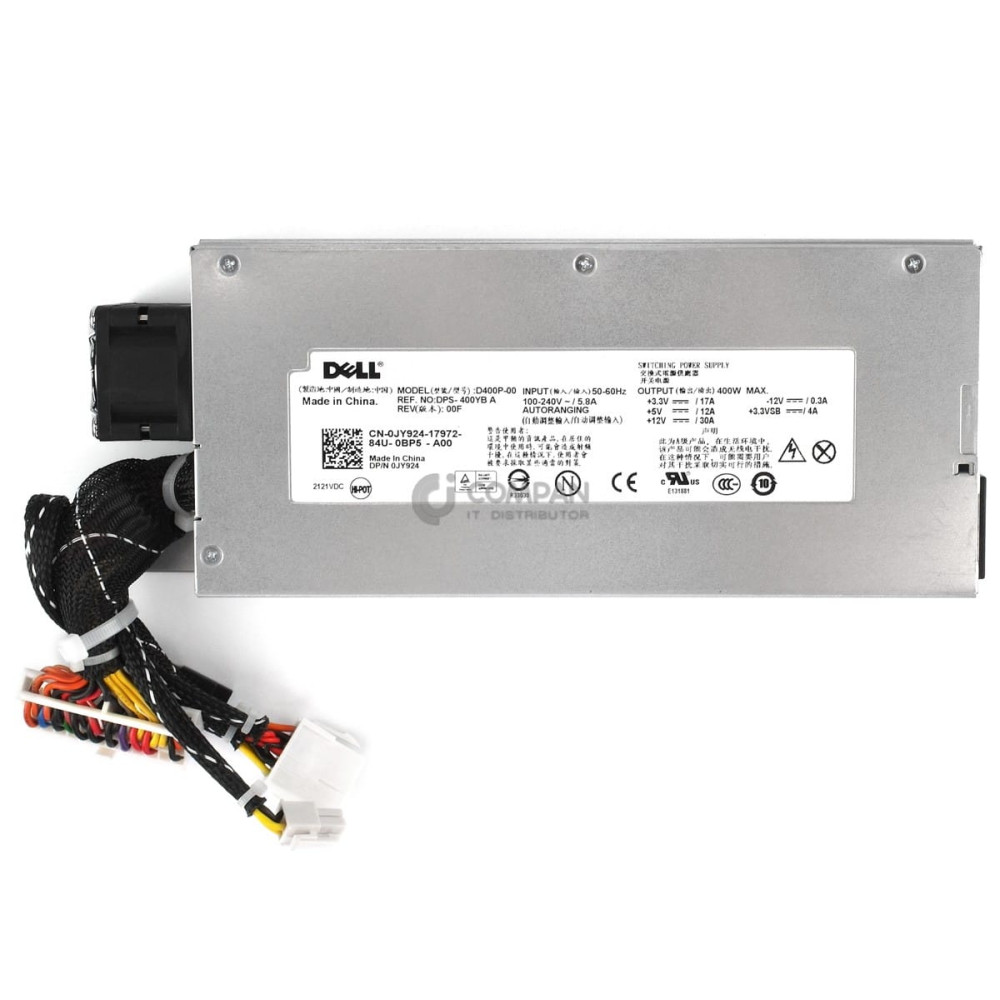 JY924 DELL 400W POWER SUPPLY FOR DELL POWEREDGE R300